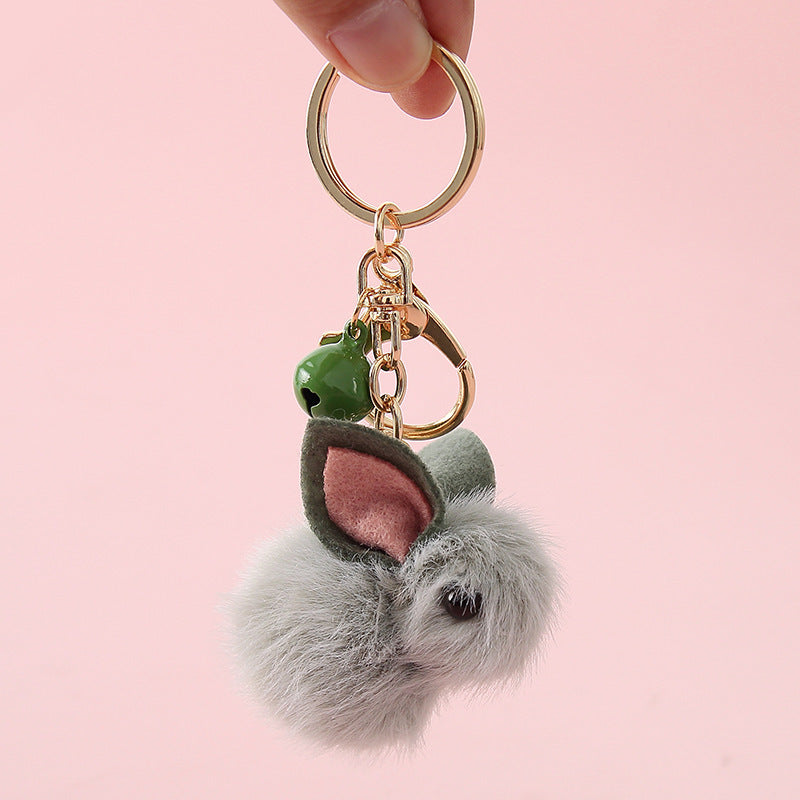 Wholesale Cute Cartoon Teddy Wool Felt Keychain